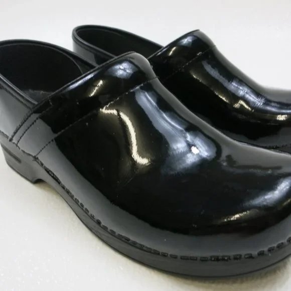 Dansko Patent Leather Clogs Shoes Professional sz 42 - Picture 5 of 6